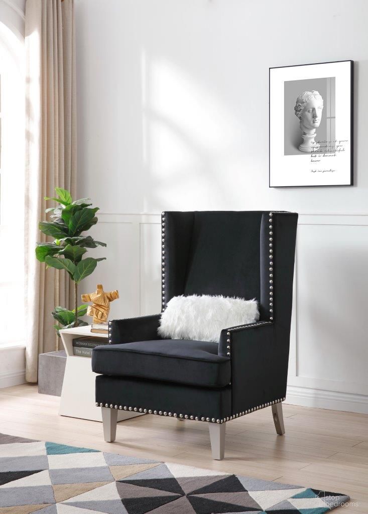 The appearance of Glory Furniture Wilshire G0952A-AC Chair designed by Glory in the traditional interior design. This black piece of furniture was selected by 1StopBedrooms from Wilshire Collection to add a touch of cosiness and style into your home. Sku: G0952A-AC. Material: Wood.