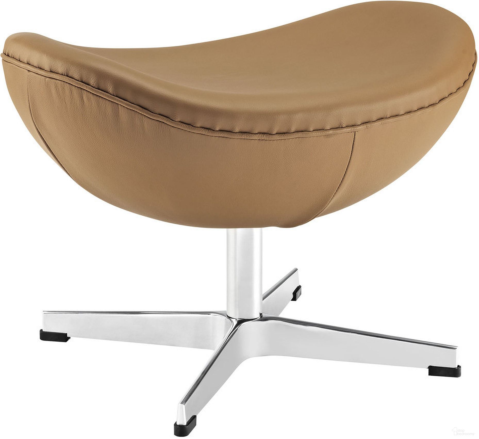 The appearance of Glove Leather Ottoman In Terracotta designed by Modway in the modern / contemporary interior design. This terracotta piece of furniture  was selected by 1StopBedrooms from Glove Collection to add a touch of cosiness and style into your home. Sku: EEI-264-TER. Material: Leather.