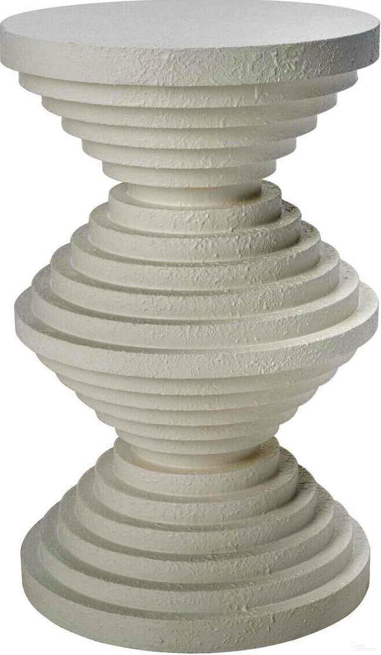 Glynn Accent Table in White