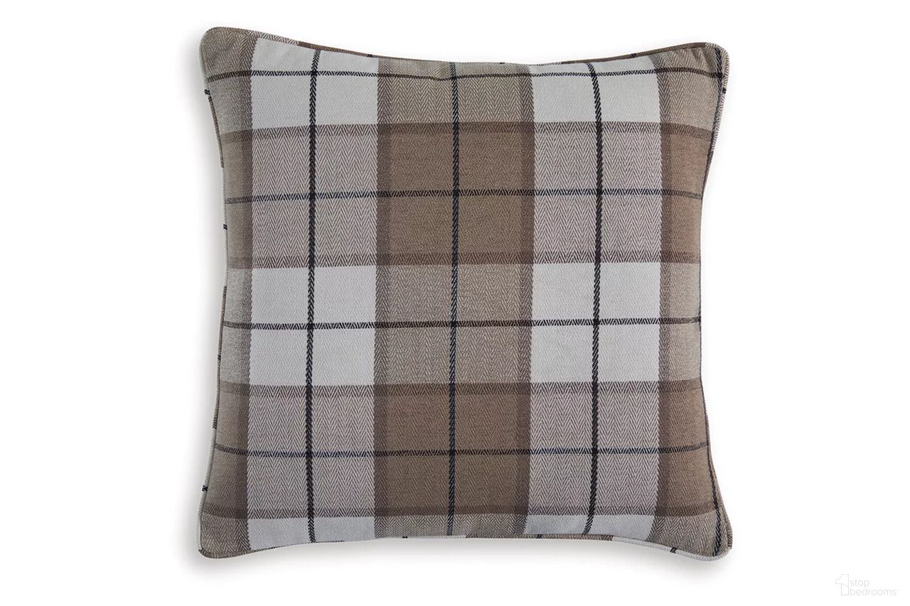 The appearance of Godricton Pillow Set of 4 In Brown/Black/Cream designed by Signature Design by Ashley in the transitional interior design. This brown/black/cream piece of furniture was selected by 1StopBedrooms from Godricton Collection to add a touch of cosiness and style into your home. Sku: A1001103. Material: Fabric.