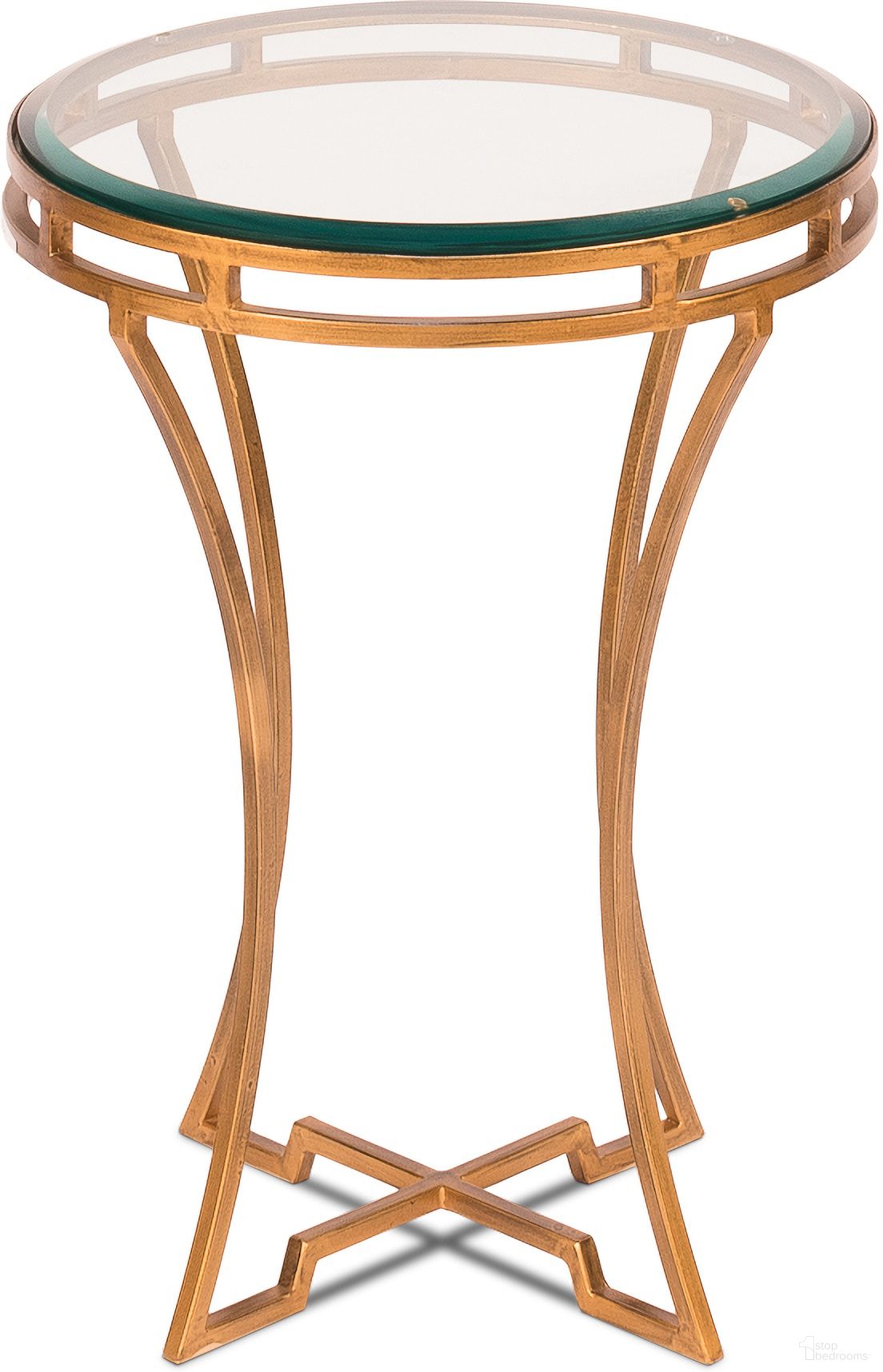 Gold Wine Side Table