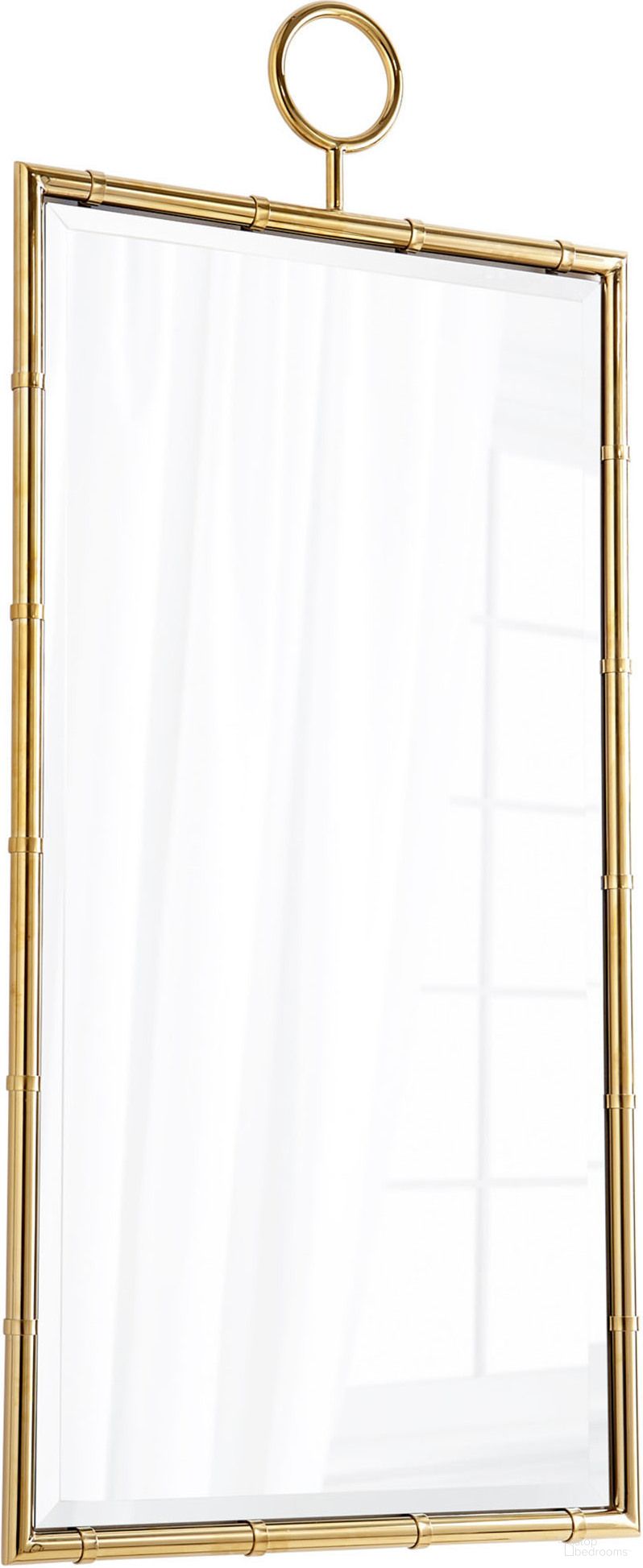 The appearance of Golden Brass Image Mirror designed by Cyan Design in the modern / contemporary interior design. This gold piece of furniture was selected by 1StopBedrooms from to add a touch of cosiness and style into your home. Sku: 08589. Material: Iron.