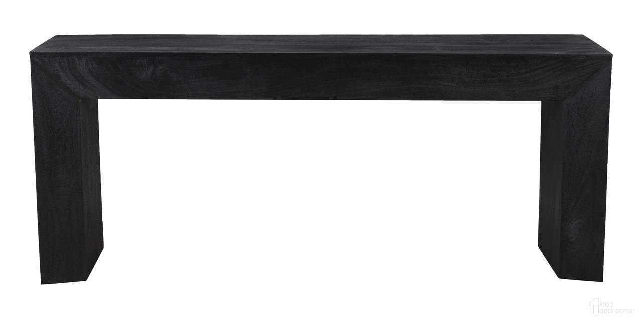 The appearance of Goliath Console Table In Charcoal designed by Moti in the modern / contemporary interior design. This charcoal piece of furniture was selected by 1StopBedrooms from Goliath Collection to add a touch of cosiness and style into your home. Sku: 99205002. Material: Wood.