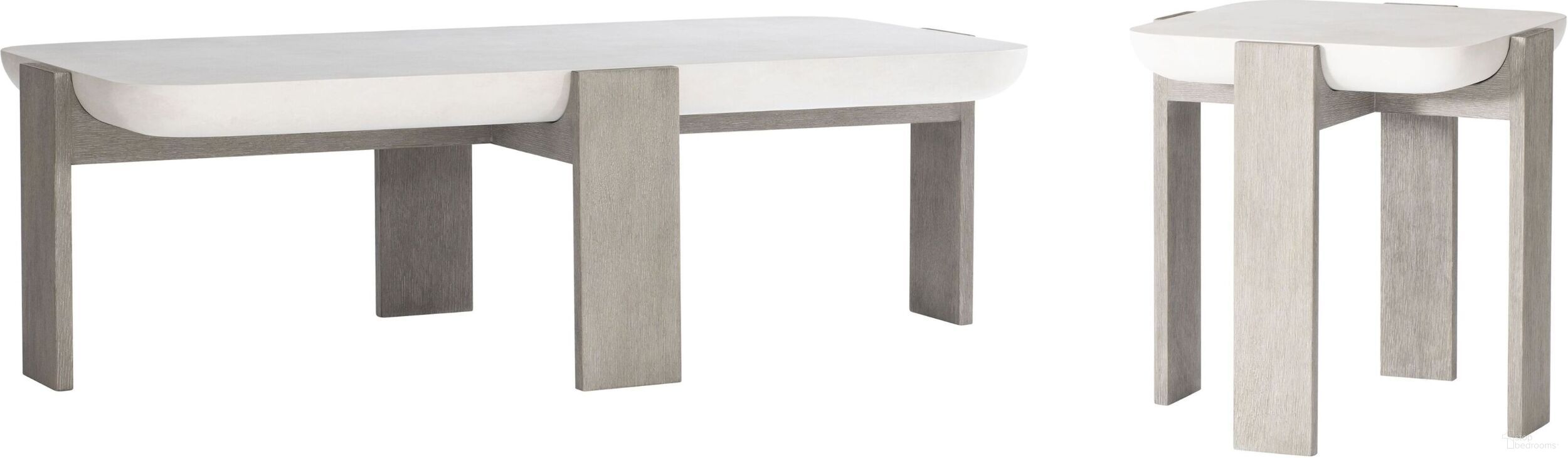The appearance of Gooding Occasional Table Set designed by Bernhardt in the modern / contemporary interior design. This sand grey/flint piece of furniture  was selected by 1StopBedrooms from Gooding Collection to add a touch of cosiness and style into your home. Sku: 484023;484123. Material: Wood.