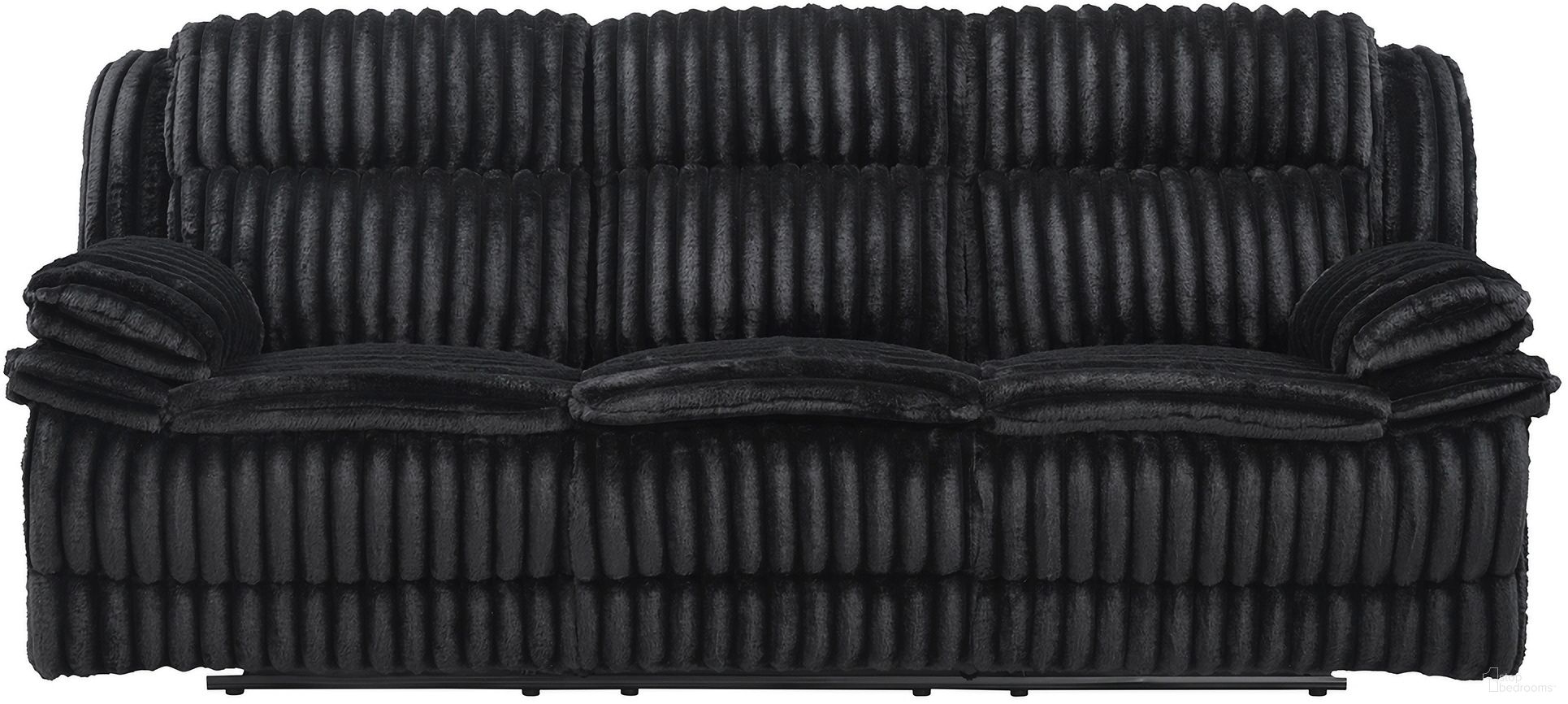 Goodland Double Reclining Sofa In Black