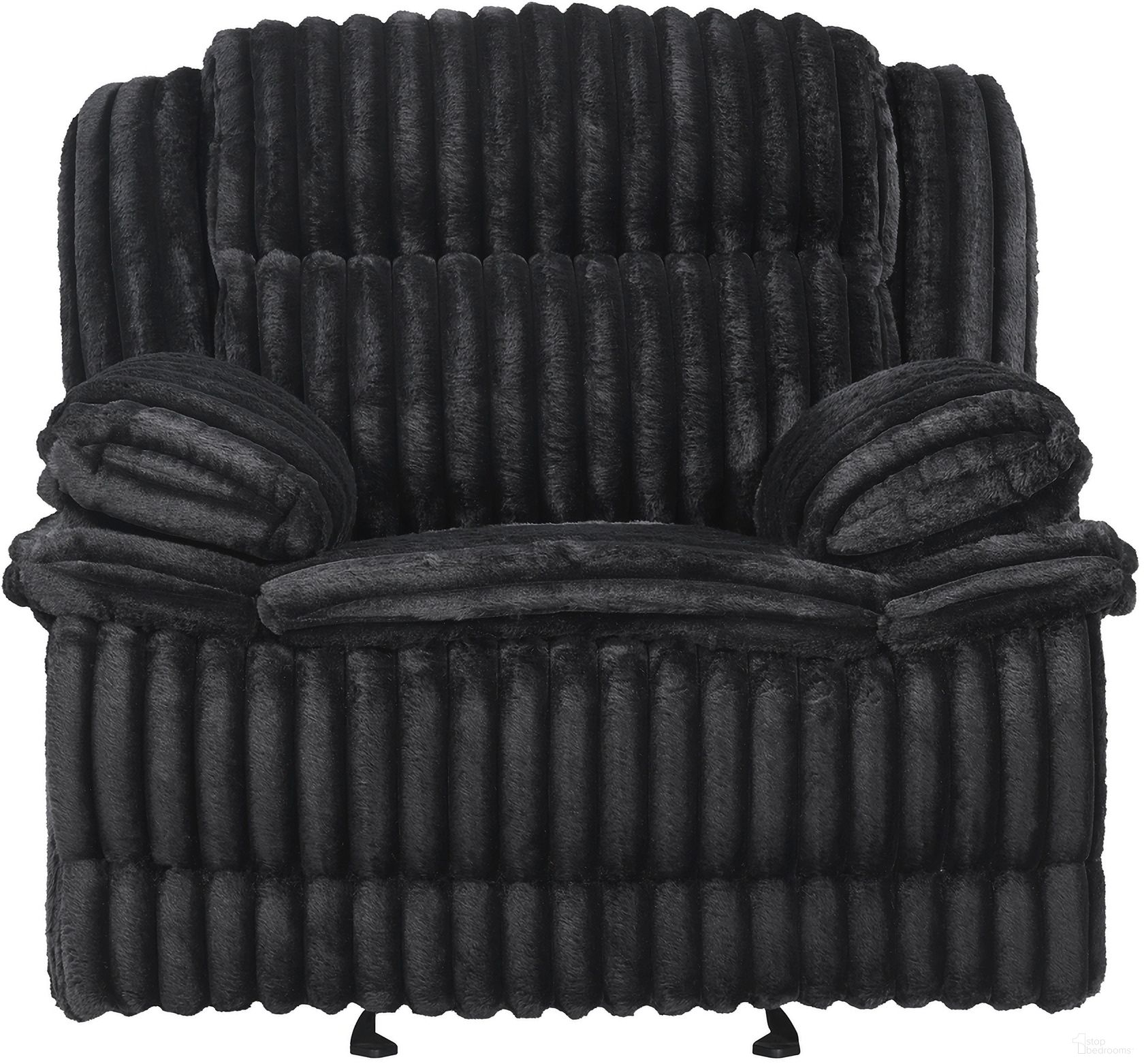 Goodland Glider Reclining Chair In Black