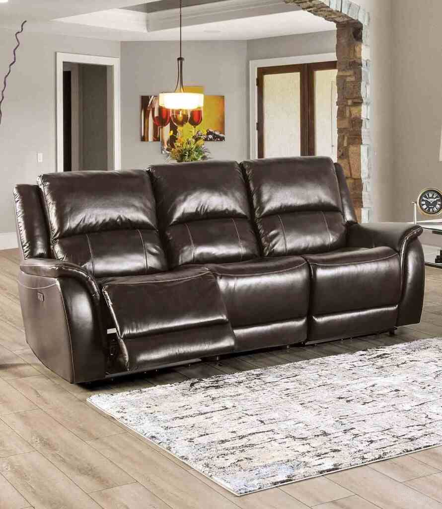 Gorgius Power Sofa In Espresso