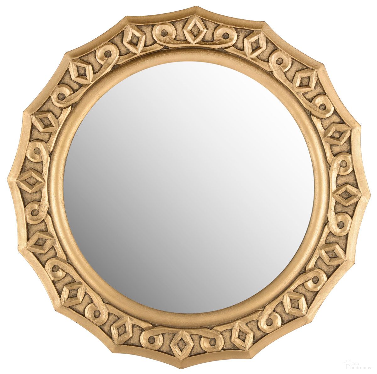 The appearance of Gossamer Lace Mirror MIR5006C designed by Safavieh in the traditional interior design. This gold piece of furniture was selected by 1StopBedrooms from Gossamer Collection to add a touch of cosiness and style into your home. Sku: MIR5006C.