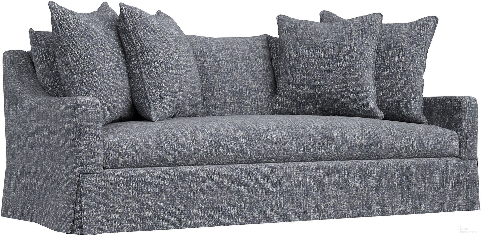 The appearance of Grace Chenille Fabric Sofa In Grey designed by Bernhardt in the modern / contemporary interior design. This grey chenille piece of furniture  was selected by 1StopBedrooms from Grace Collection to add a touch of cosiness and style into your home. Sku: P4917_5533-011. Material: Wood. Upholstery Material: Chenille.