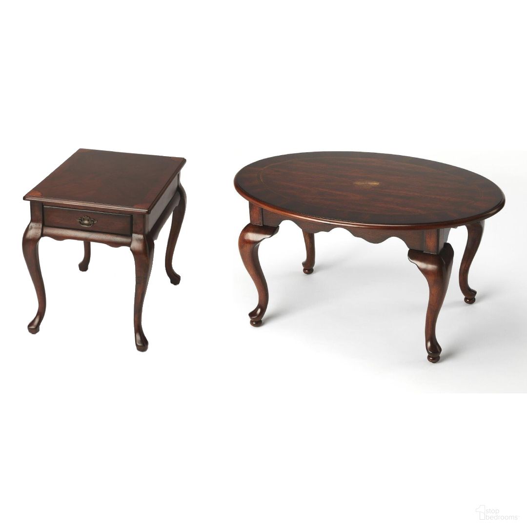 The appearance of Grace Plantation Cherry Occasional Table Set In Dark Brown designed by Butler Specialty Company in the traditional interior design. This dark brown piece of furniture was selected by 1StopBedrooms from Plantation Collection to add a touch of cosiness and style into your home. Sku: 3012024;3022024. Material: Rubberwood.