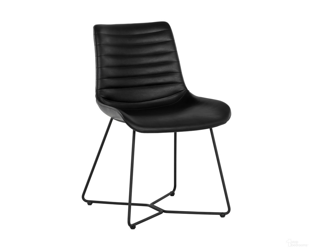 Gracen Dining Chair In Nightfall Black