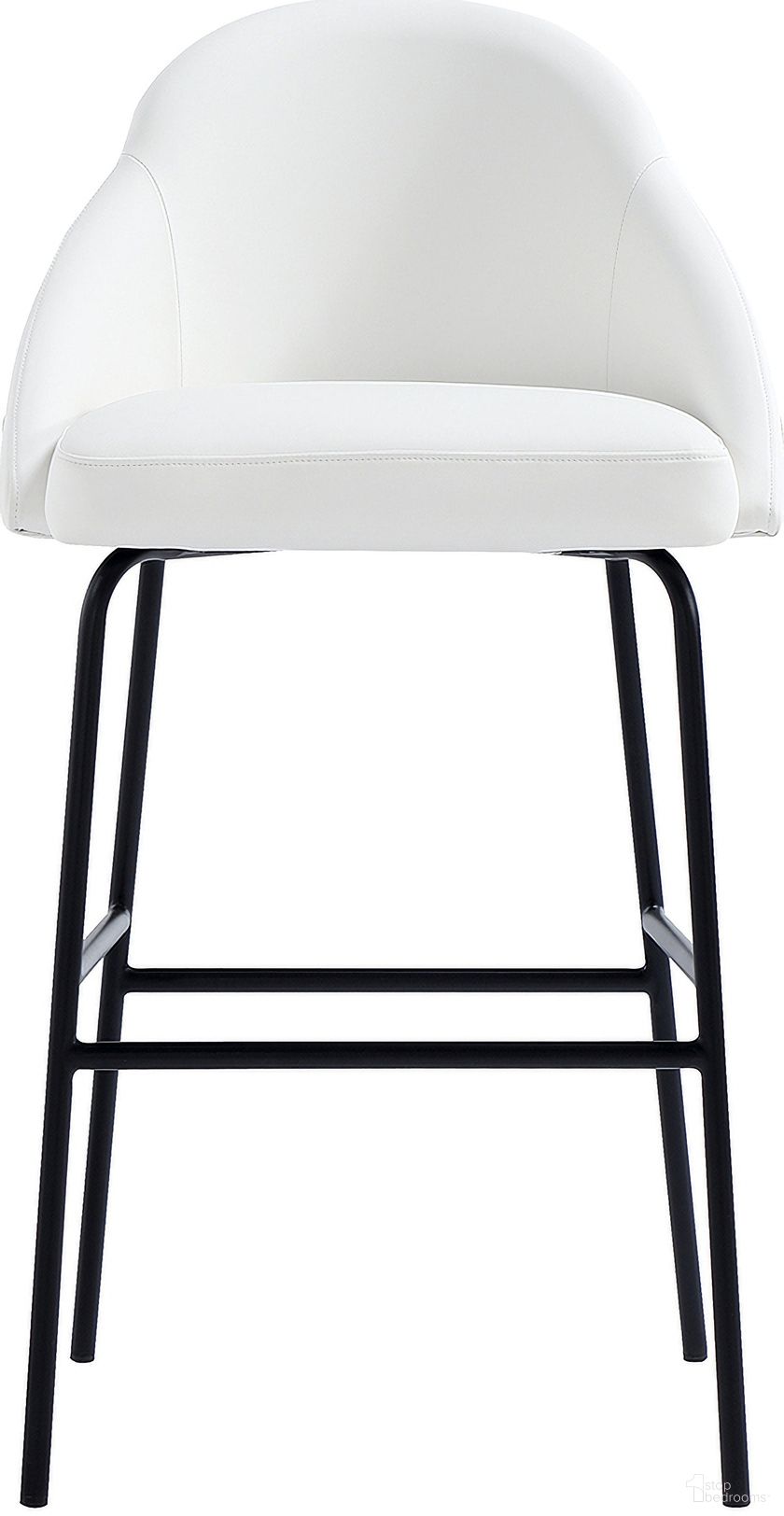 Gracie Barstool In White and Black