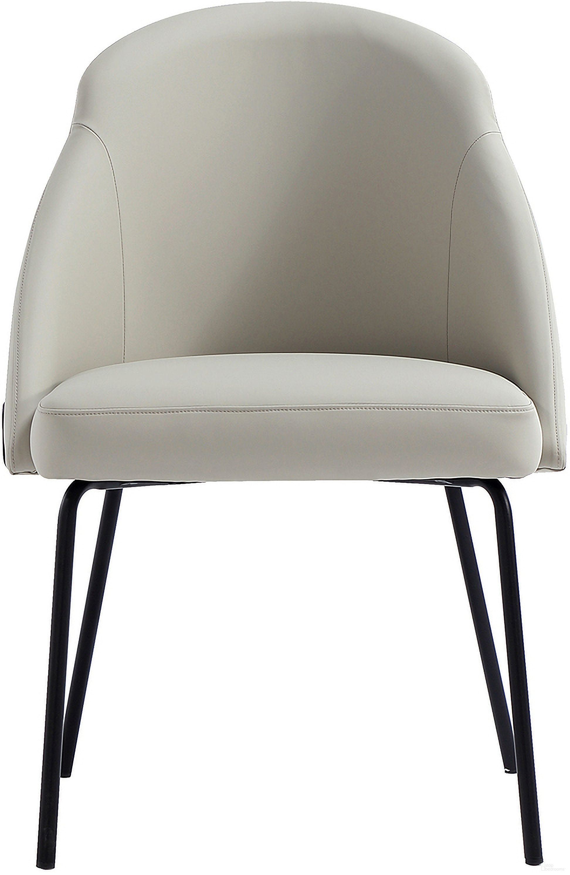 The appearance of Gracie Dining Chair In Stone and Black designed by Manhattan Comfort in the modern / contemporary interior design. This stone/black piece of furniture was selected by 1StopBedrooms from Gracie Collection to add a touch of cosiness and style into your home. Sku: DC100-BST. Material: Steel. Chair Type: Side Chair.