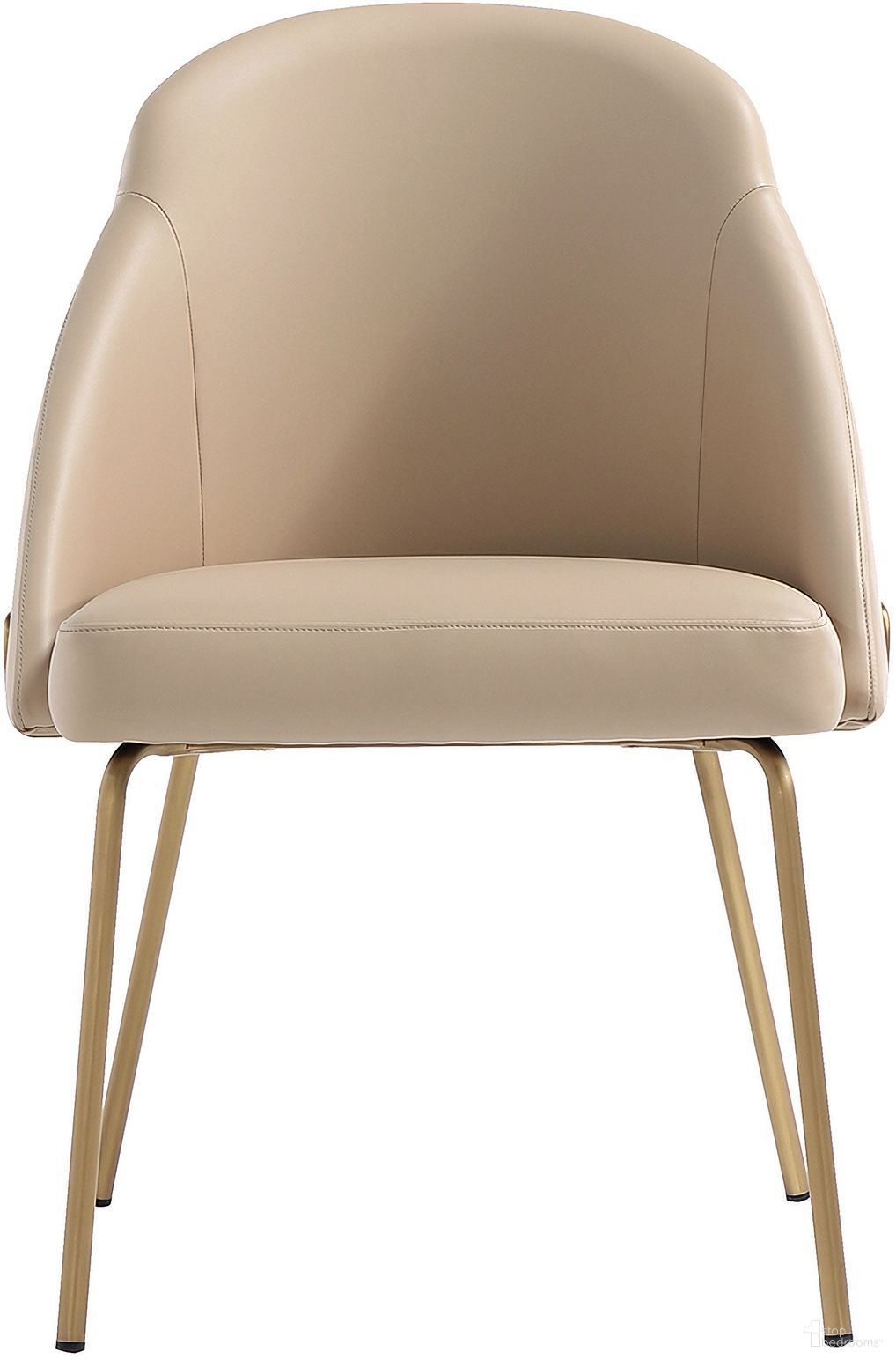 The appearance of Gracie Dining Chair In Tan and Gold designed by Manhattan Comfort in the modern / contemporary interior design. This tan and gold piece of furniture was selected by 1StopBedrooms from Gracie Collection to add a touch of cosiness and style into your home. Sku: DC100-GTN. Material: Steel. Chair Type: Side Chair.