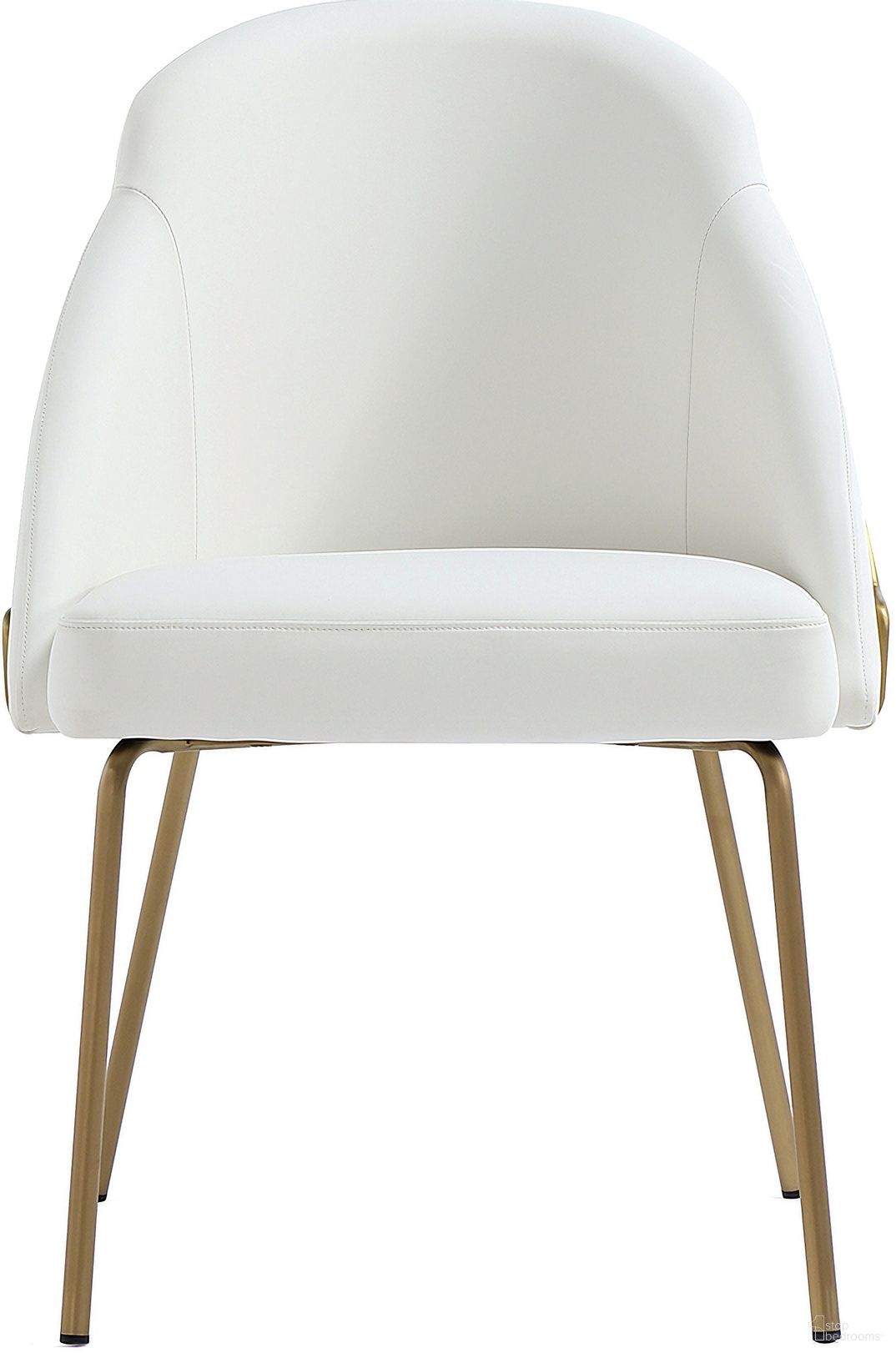 The appearance of Gracie Dining Chair In White and Gold designed by Manhattan Comfort in the modern / contemporary interior design. This white and gold piece of furniture was selected by 1StopBedrooms from Gracie Collection to add a touch of cosiness and style into your home. Sku: DC100-GWH. Material: Steel. Chair Type: Side Chair.