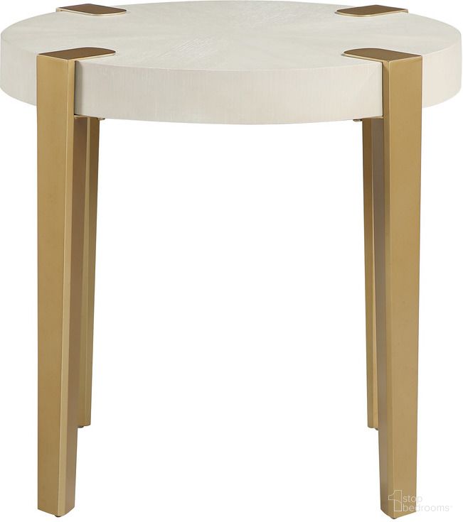 Gracie End Table In White