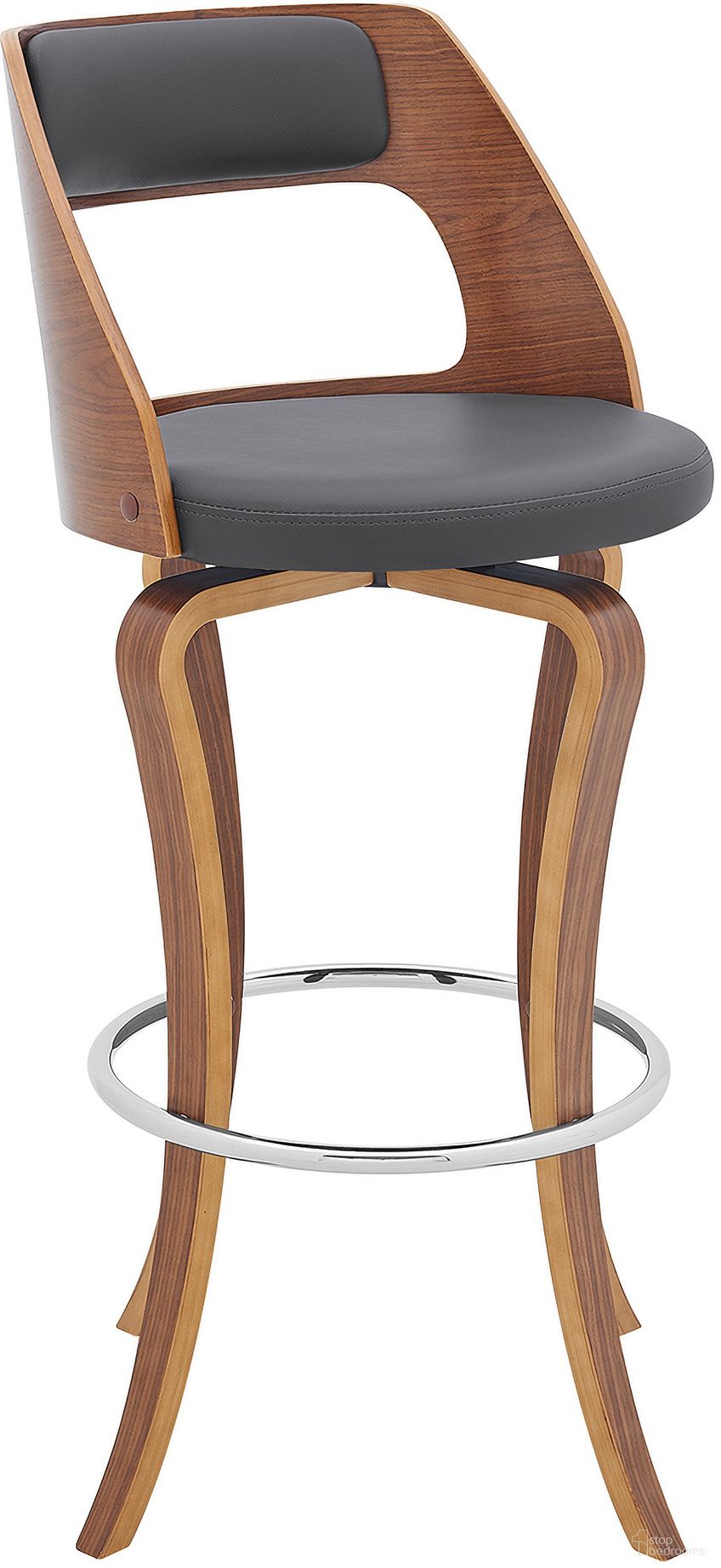Armen Living Grady Swivel Bar Stool