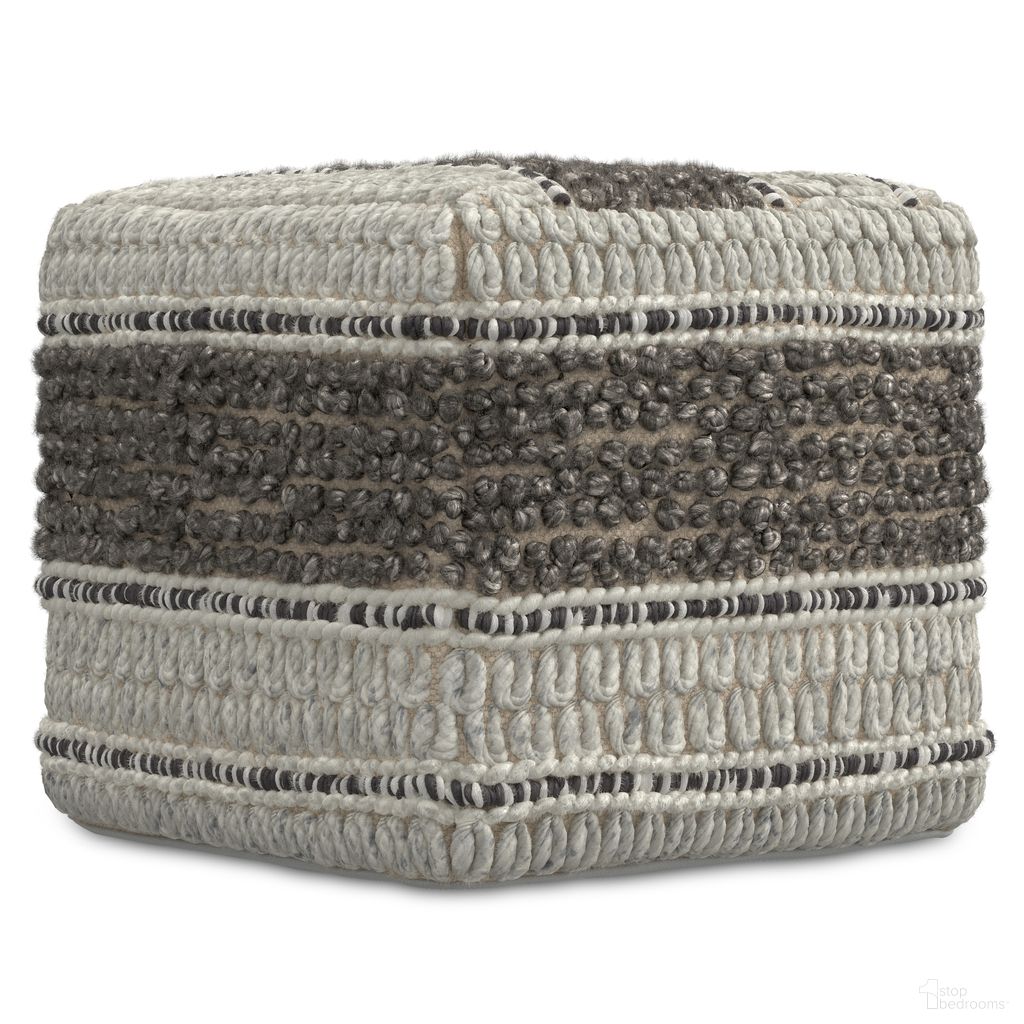 The appearance of Grady Handloom Woven Square Pouf In Earth Tone Brown designed by Simpli Home in the modern / contemporary interior design. This earth tone brown piece of furniture was selected by 1StopBedrooms from Grady Collection to add a touch of cosiness and style into your home. Sku: AXCPF-60-ET. Material: Wool.