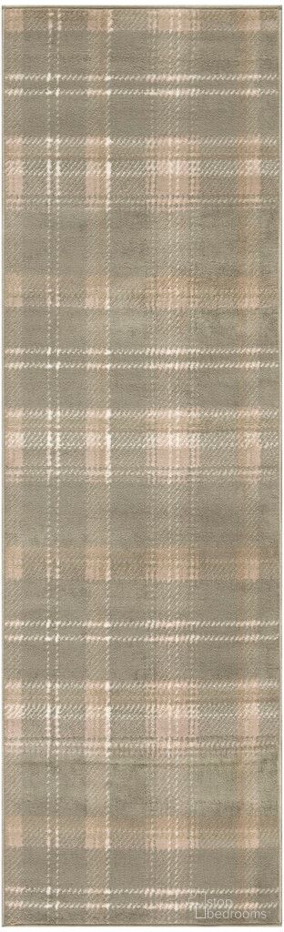 Grafix 2'3" x 12' Indoor Rug In Olive