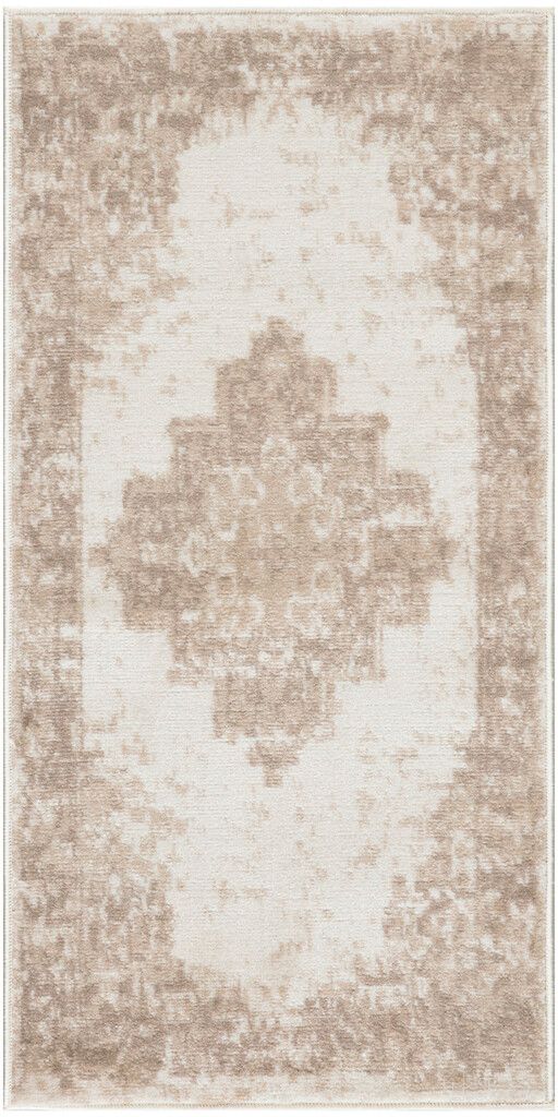 The appearance of Grafix 2' x 4' Vintage Indoor Rug In Ivory Beige designed by Nourison in the rustic / southwestern interior design. This ivory beige piece of furniture was selected by 1StopBedrooms from Grafix Collection to add a touch of cosiness and style into your home. Sku: 99446935731. Material: Polypropylene.