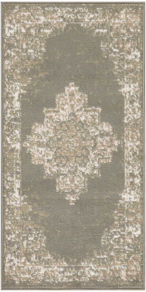 The appearance of Grafix 2' x 4' Vintage Indoor Rug In Olive designed by Nourison in the rustic / southwestern interior design. This olive piece of furniture was selected by 1StopBedrooms from Grafix Collection to add a touch of cosiness and style into your home. Sku: 99446935779. Material: Polypropylene.