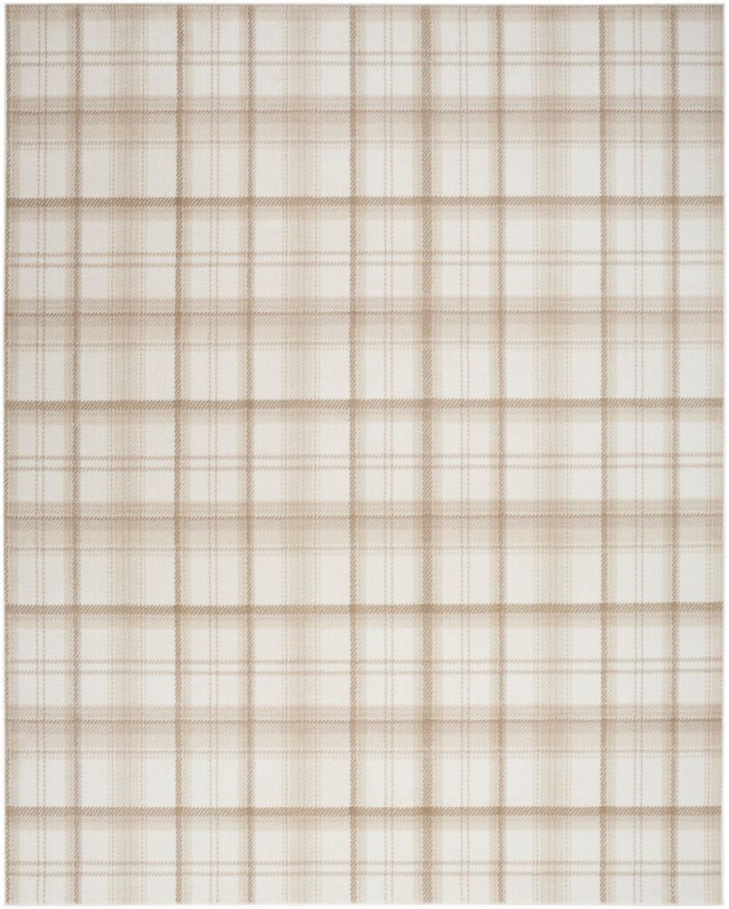 Grafix 3'9" x 5'9" Farmhouse Indoor Rug In Ivory Beige