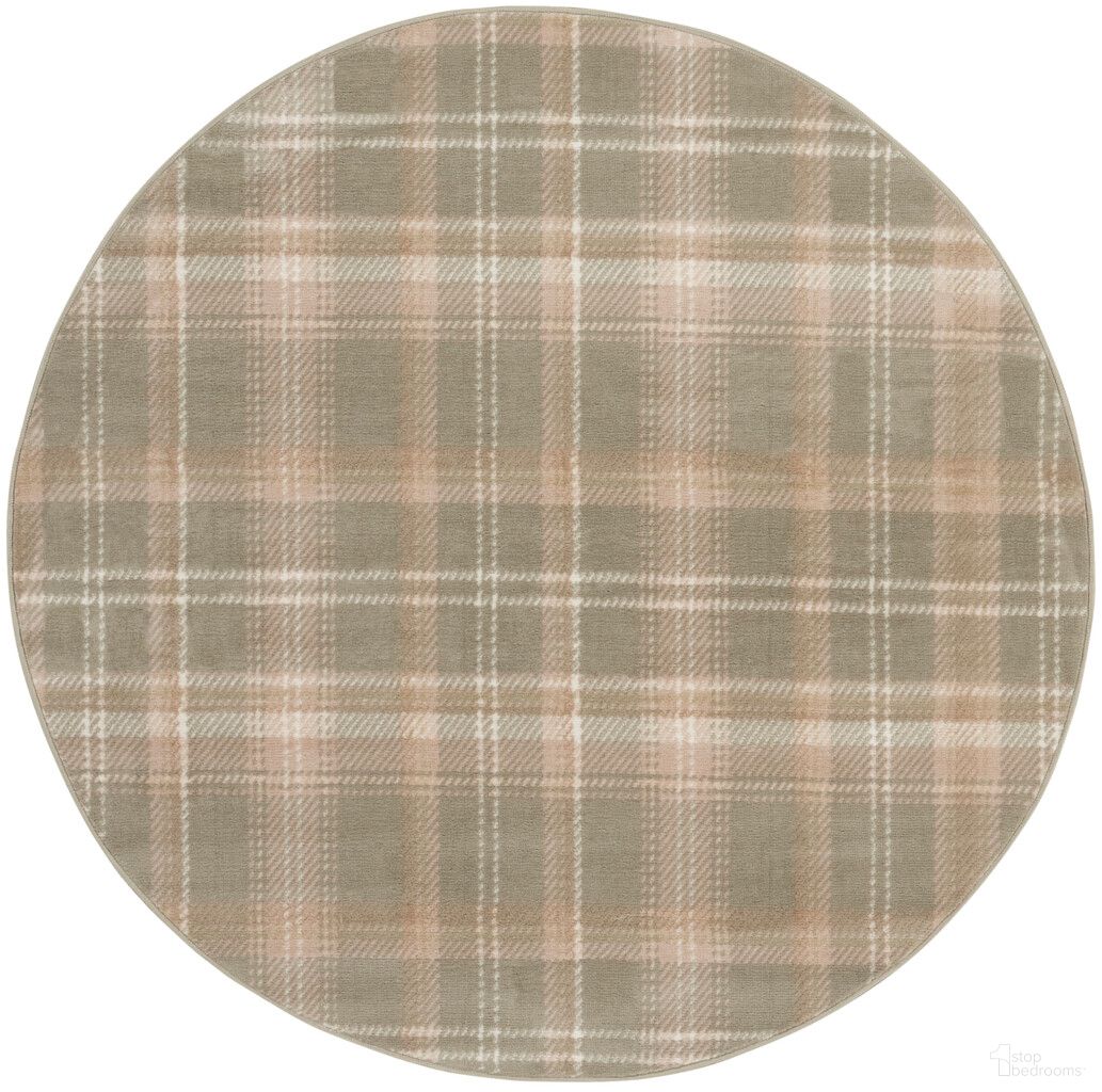The appearance of Grafix 5'3" x 5'3" Round Indoor Rug In Olive designed by Nourison in the country / farmhouse interior design. This olive piece of furniture was selected by 1StopBedrooms from Grafix Collection to add a touch of cosiness and style into your home. Sku: 99446986894. Material: Polypropylene.