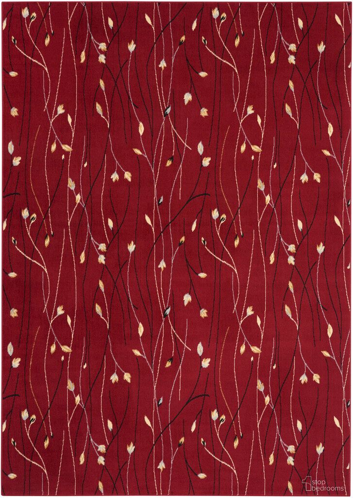Grafix 7' x 10' Contemporary Indoor Rug In Red