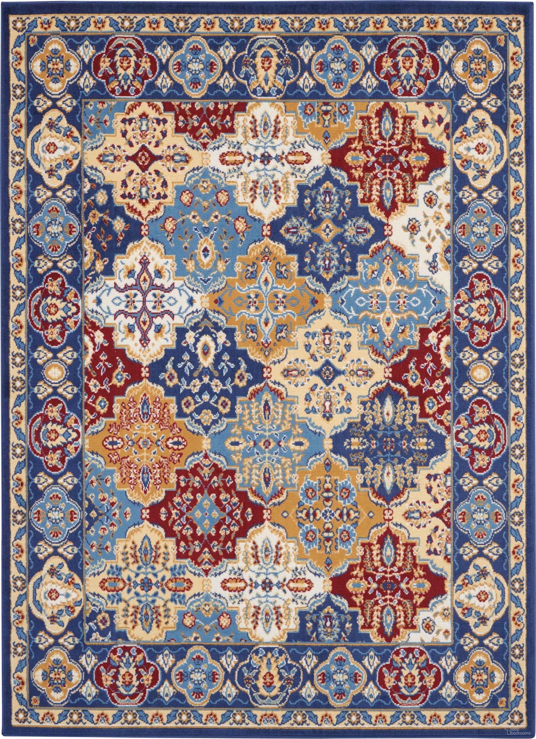 The appearance of Grafix Multicolor 5'3" x 7'3" Area Rug designed by Nourison in the traditional interior design. This multicolor piece of furniture was selected by 1StopBedrooms from Grafix Collection to add a touch of cosiness and style into your home. Sku: 99446472250. Material: Polypropylene.