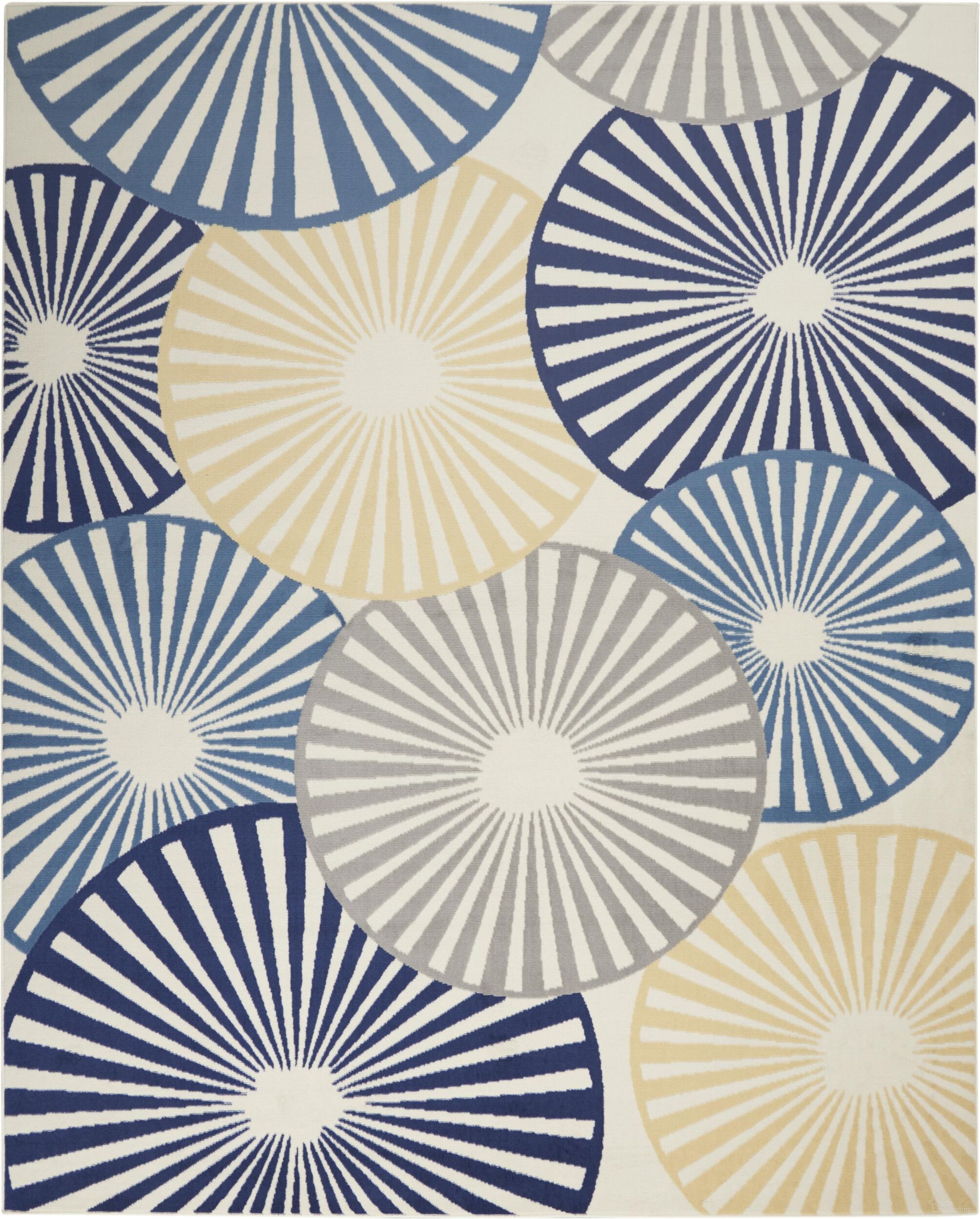 The appearance of Grafix White 7'10" x 9'10" Contemporary Area Rug designed by Nourison in the modern / contemporary interior design. This white piece of furniture was selected by 1StopBedrooms from Grafix Collection to add a touch of cosiness and style into your home. Sku: 99446412034. Material: Polypropylene.