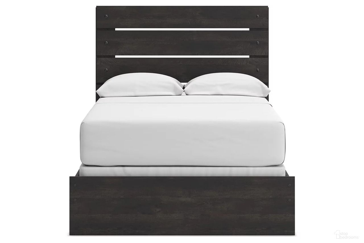 The appearance of Granaport Full Panel Bed In Dark Gray designed by Signature Design by Ashley in the transitional interior design. This dark gray piece of furniture was selected by 1StopBedrooms from Granaport Collection to add a touch of cosiness and style into your home. Sku: NCB2108-55;NCB2108-86. Bed Type: Panel Bed. Material: Wood. Bed Size: Full.