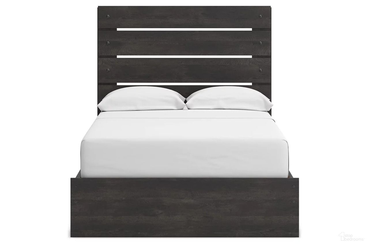 The appearance of Granaport Full Panel Storage Bed In Dark Gray designed by Signature Design by Ashley in the transitional interior design. This dark gray piece of furniture was selected by 1StopBedrooms from Granaport Collection to add a touch of cosiness and style into your home. Sku: B100-12;NCB2108-150;NCB2108-55. Bed Type: Storage Bed. Material: Wood. Bed Size: Full.