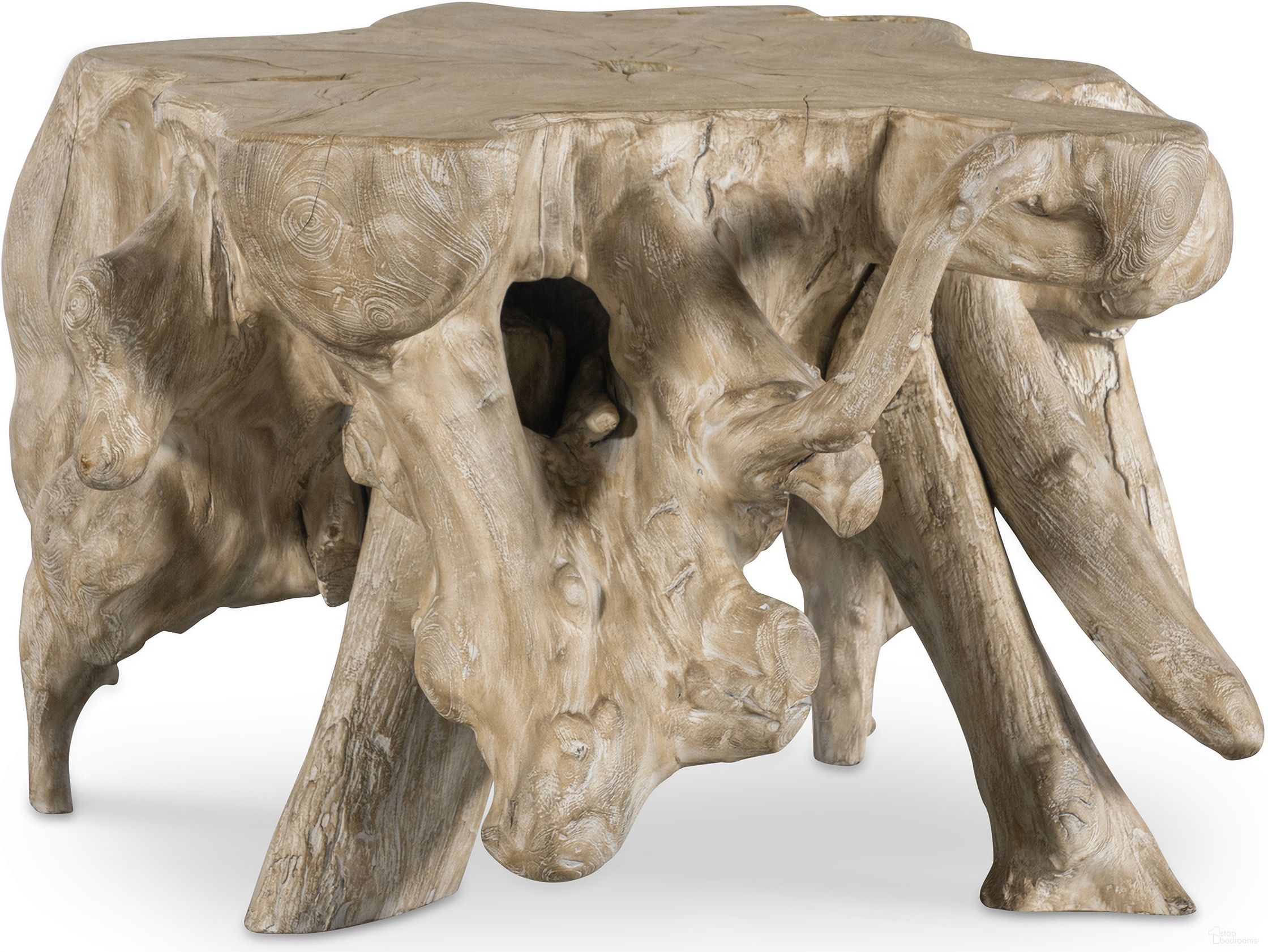 The appearance of Grand Tour Furniture Hunter Light Teak Root Accent Table In Natural designed by Century Furniture in the rustic / southwestern interior design. This light piece of furniture  was selected by 1StopBedrooms from Grand Tour Furniture Collection to add a touch of cosiness and style into your home. Sku: SF6315-V2. Material: Teak.