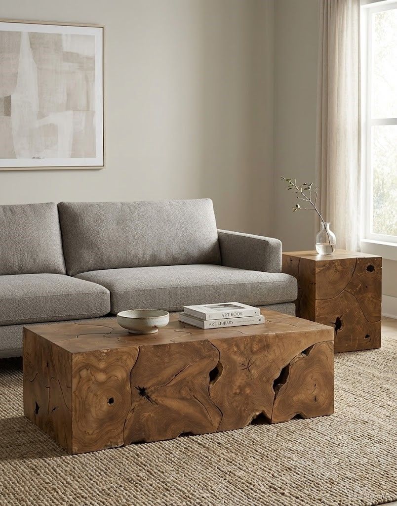 Grand Tour Furniture Occasional Table Set In Brown
