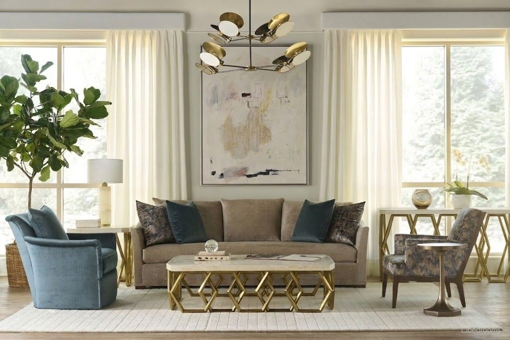 Grand Tour Furniture Occasional Table Set In Gold