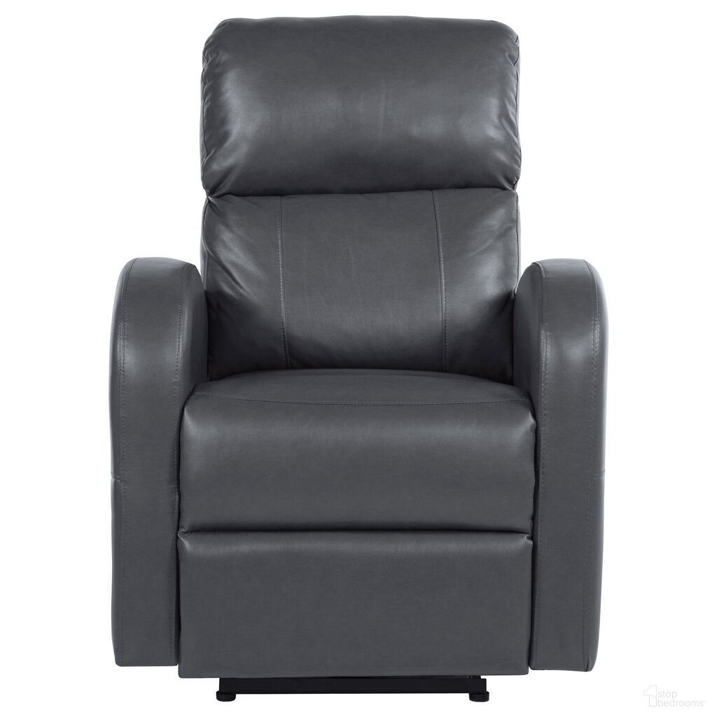 Grant Upholstered Power Recliner Chair In Grey