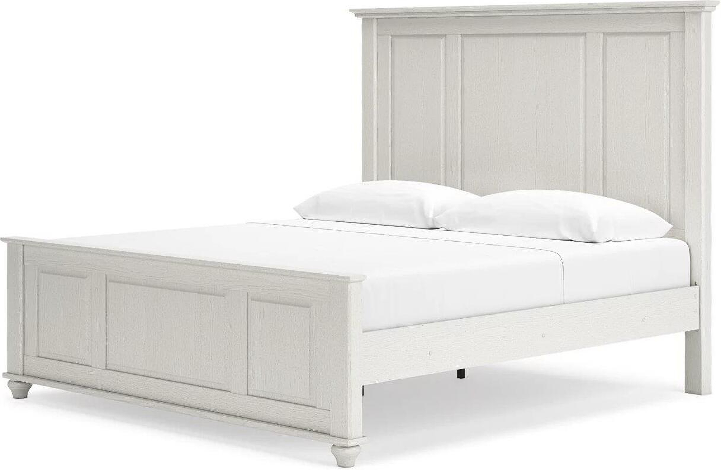 Grantoni King Panel Bed In White By Ashley Furniture 1stopbedrooms 