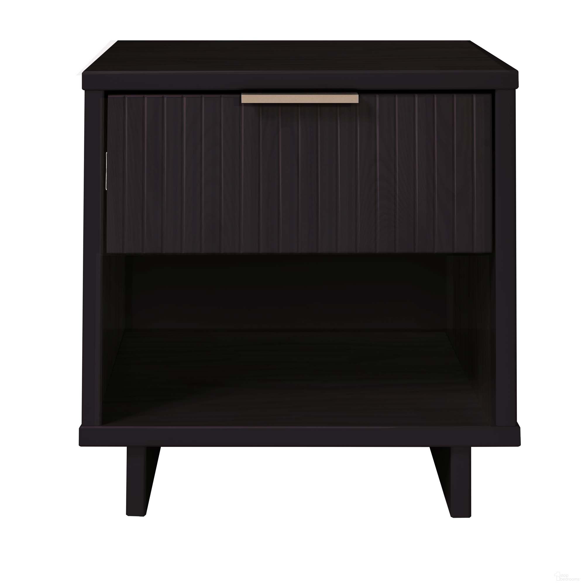 Granville Nightstand with 1 Full Extension Drawer In Black