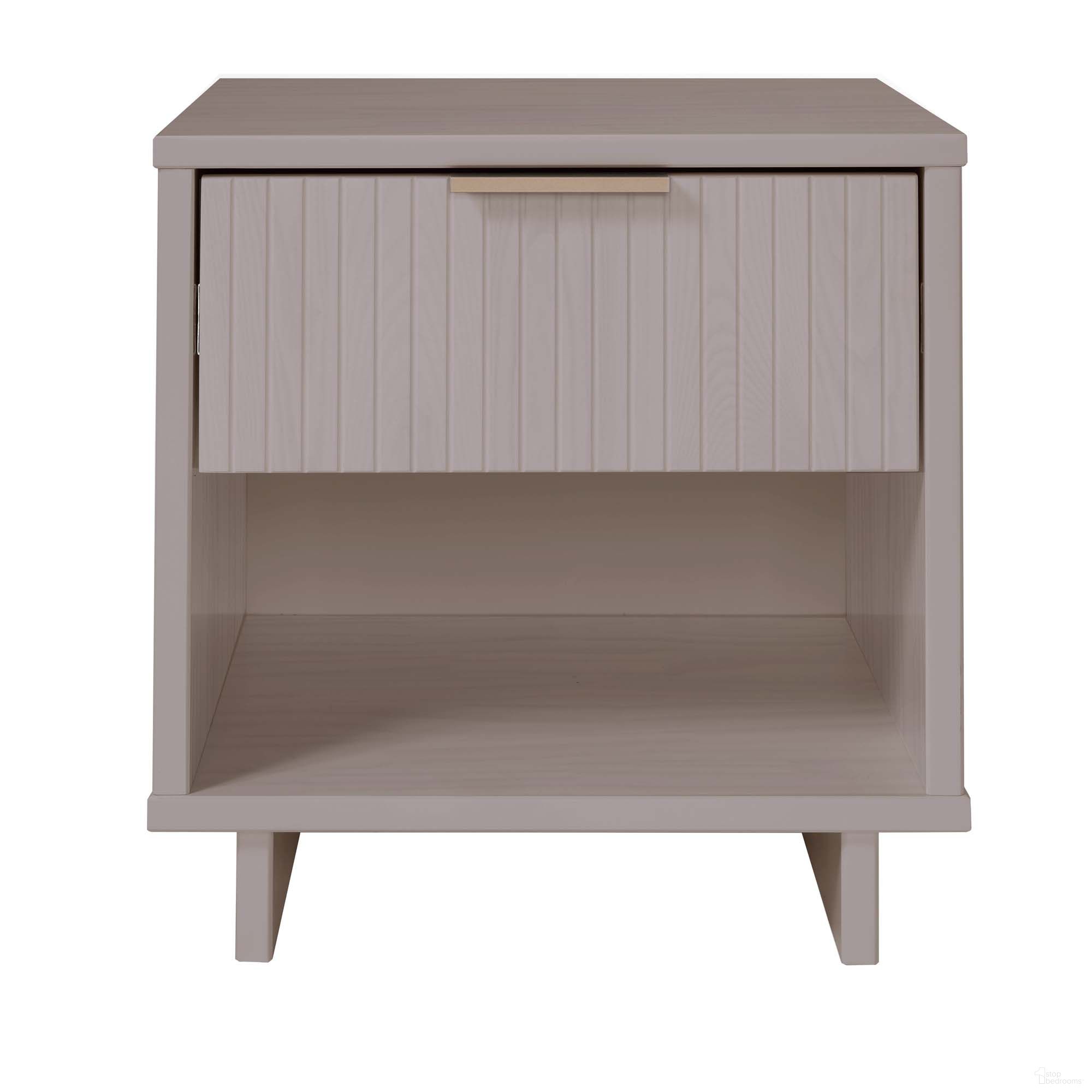 Granville Nightstand with 1 Full Extension Drawer In Light Grey