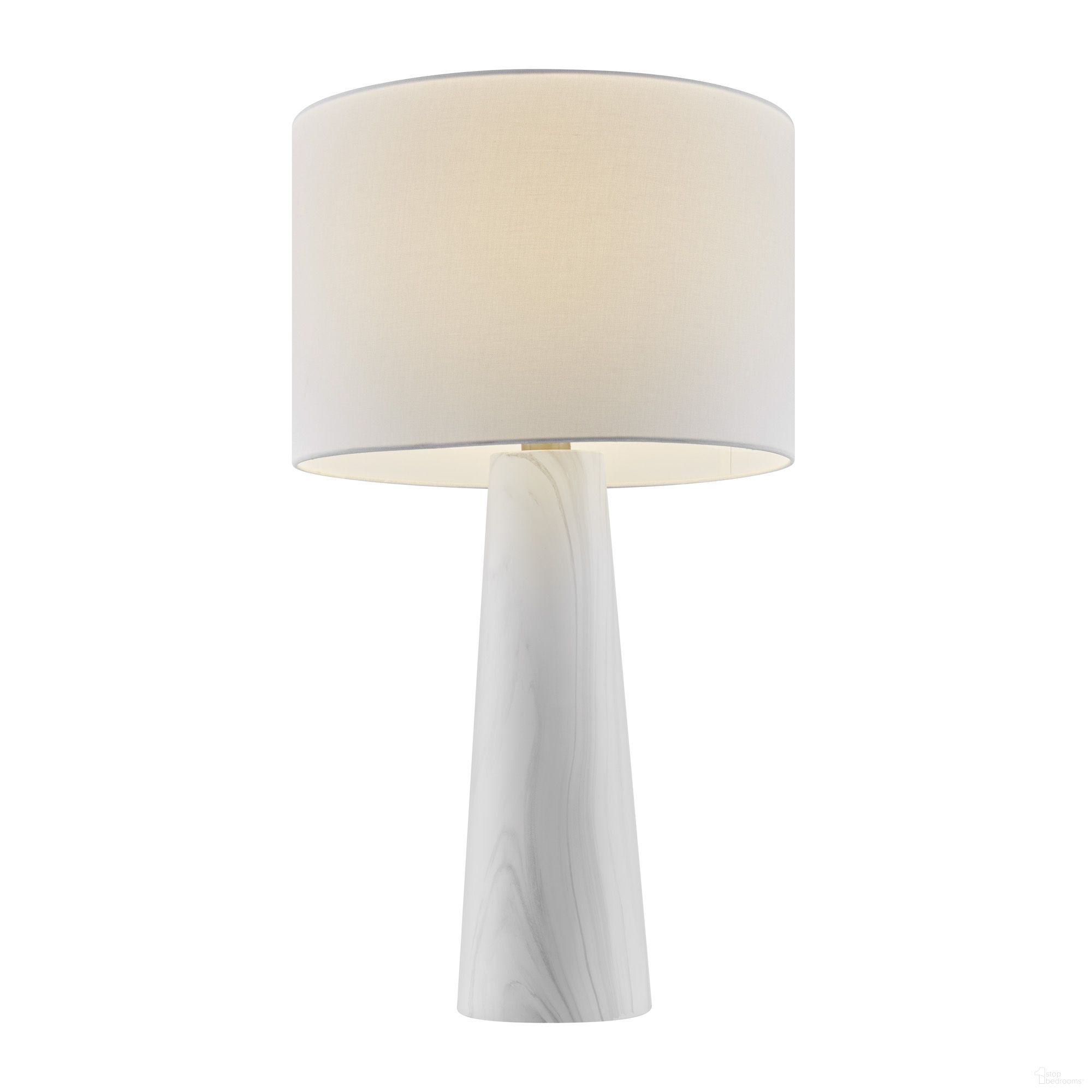 Granville Table Lamp In White