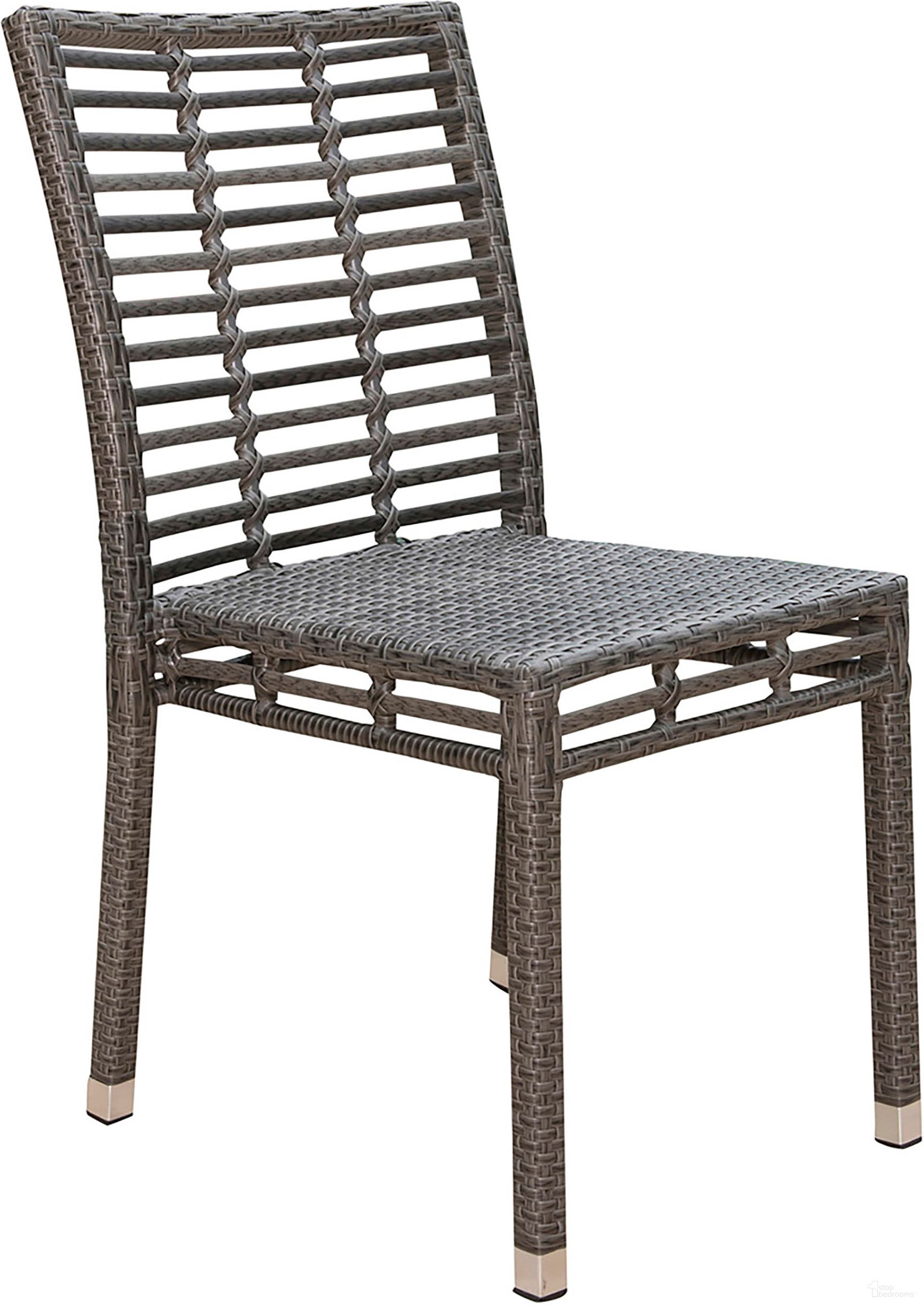 Graphite Stackable Side Chair In Gray