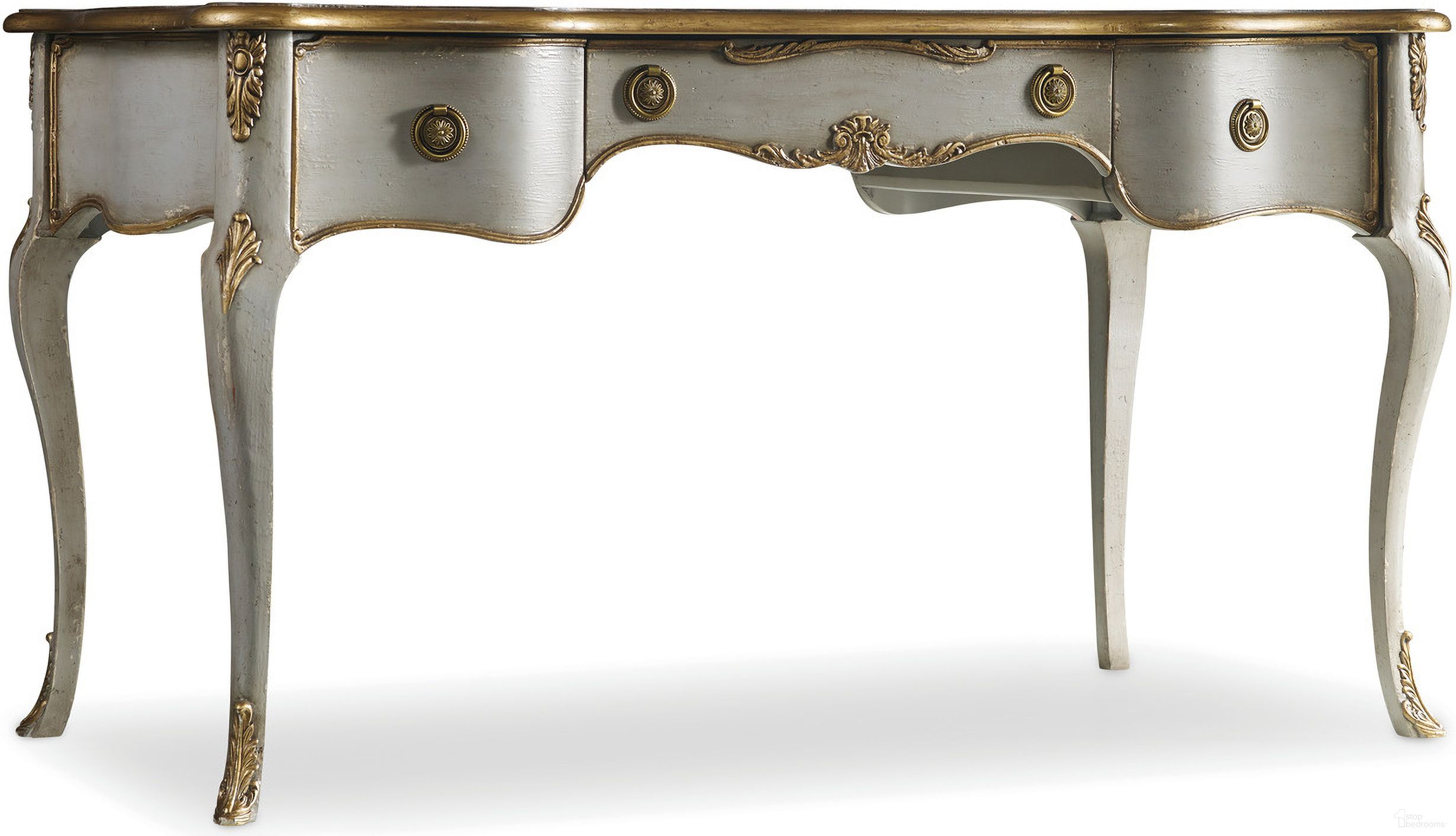 The appearance of 5198-10 Gray 54" 3 Drawer Writing Desk designed by Hooker in the traditional interior design. This gray piece of furniture was selected by 1StopBedrooms from 5198-10 Collection to add a touch of cosiness and style into your home. Sku: 5198-10458. Material: Wood.
