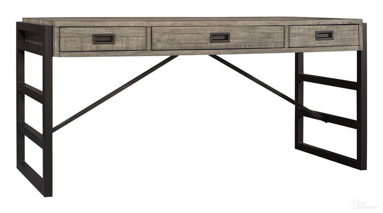 The appearance of Grayson Writing Desk In Grey designed by Aspenhome in the rustic / southwestern interior design. This grey piece of furniture was selected by 1StopBedrooms from Grayson Collection to add a touch of cosiness and style into your home. Sku: I215-307. Material: Wood.