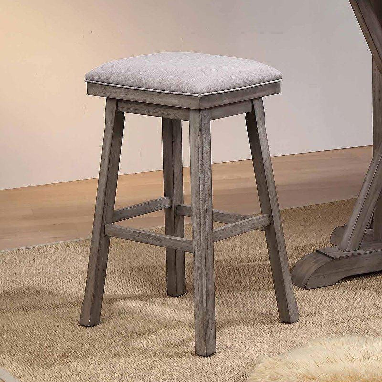 The appearance of Graystone Burnished Gray 30 Inch Saddle Stool Set of 2 designed by ECI in the transitional interior design. This gray piece of furniture was selected by 1StopBedrooms from Graystone Collection to add a touch of cosiness and style into your home. Sku: 0590-70-SS30. Material: Wood.