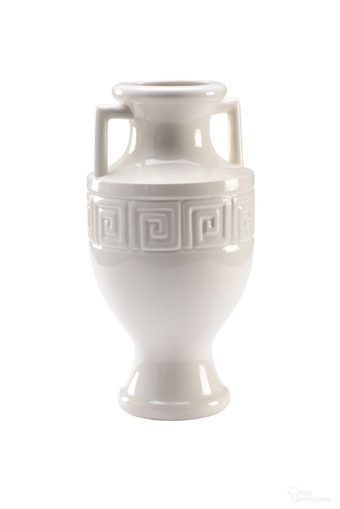 Grecian Urn I In White and Cream