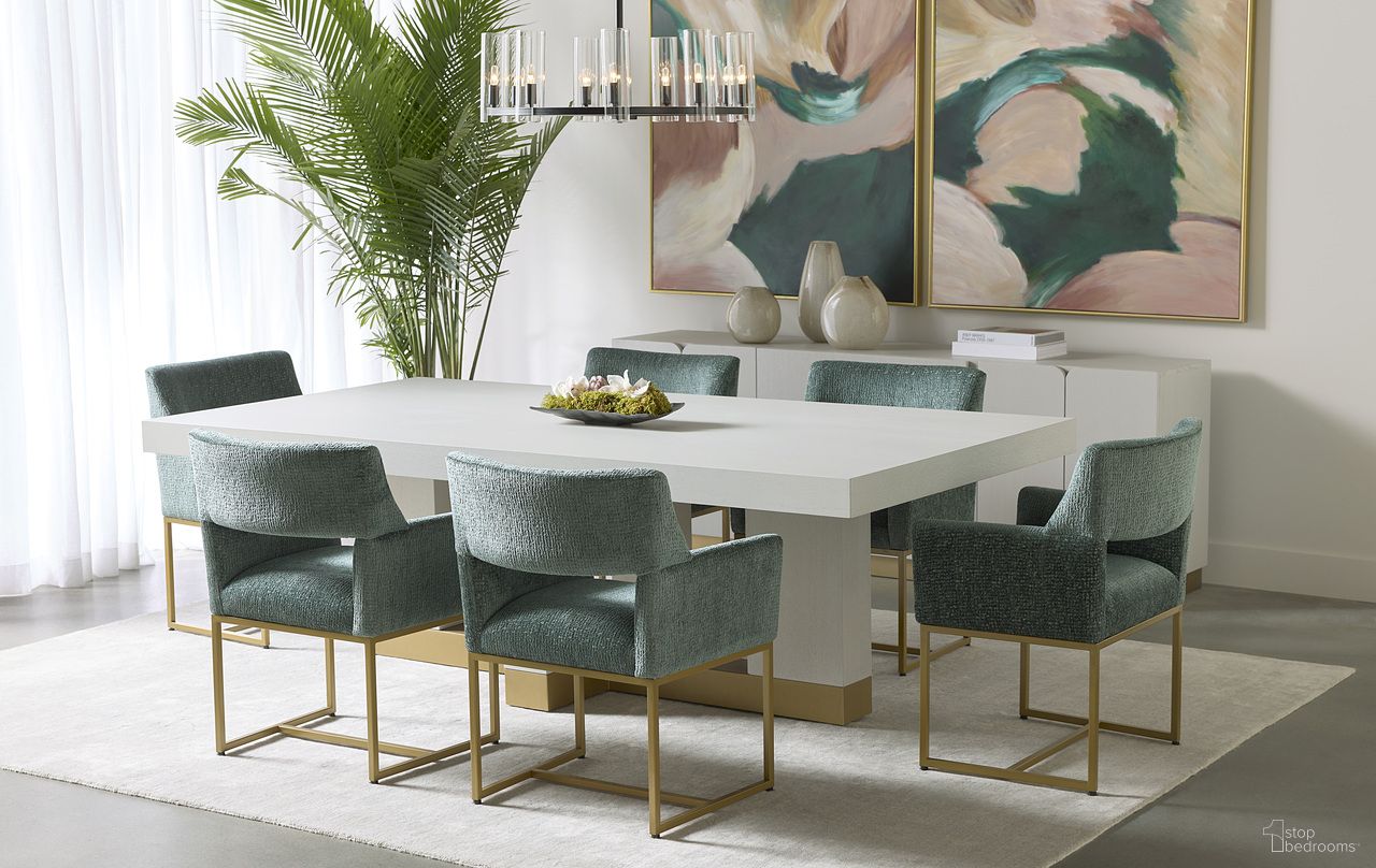 Greco Dining Room Set In Gauntlet Grey