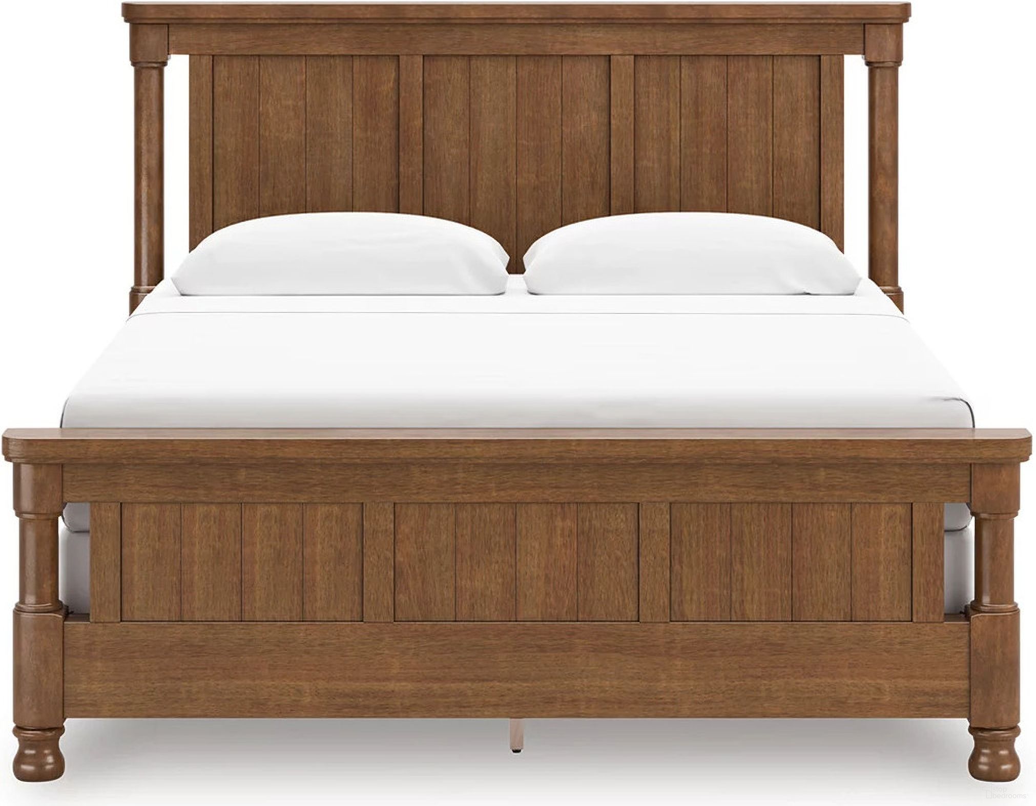 The appearance of Greddinton King Poster Bed In Brown designed by Signature Design by Ashley in the traditional interior design. This brown piece of furniture  was selected by 1StopBedrooms from Greddinton Collection to add a touch of cosiness and style into your home. Sku: NCB824-56;NCB824-58;NCB824-97. Bed Type: Poster Bed. Bed Size: King.