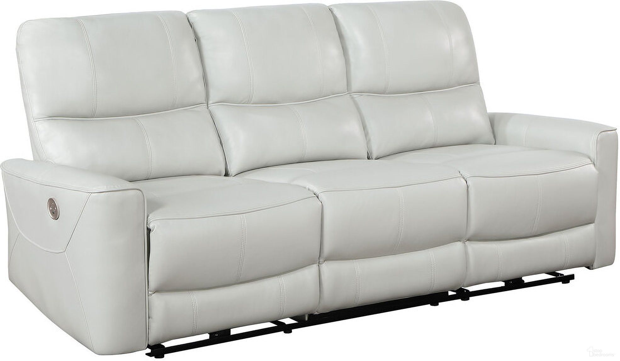 Greenfield Upholstered Power Reclining Sofa Ivory