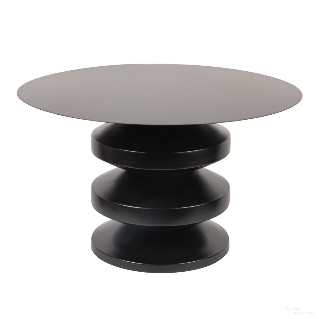 The appearance of Greenpoint Stacked Disc Metal Coffee Table In Black designed by Rowena Interiors in the modern / contemporary interior design. This black piece of furniture was selected by 1StopBedrooms from Greenpoint Collection to add a touch of cosiness and style into your home. Sku: EC1952. Material: Iron.