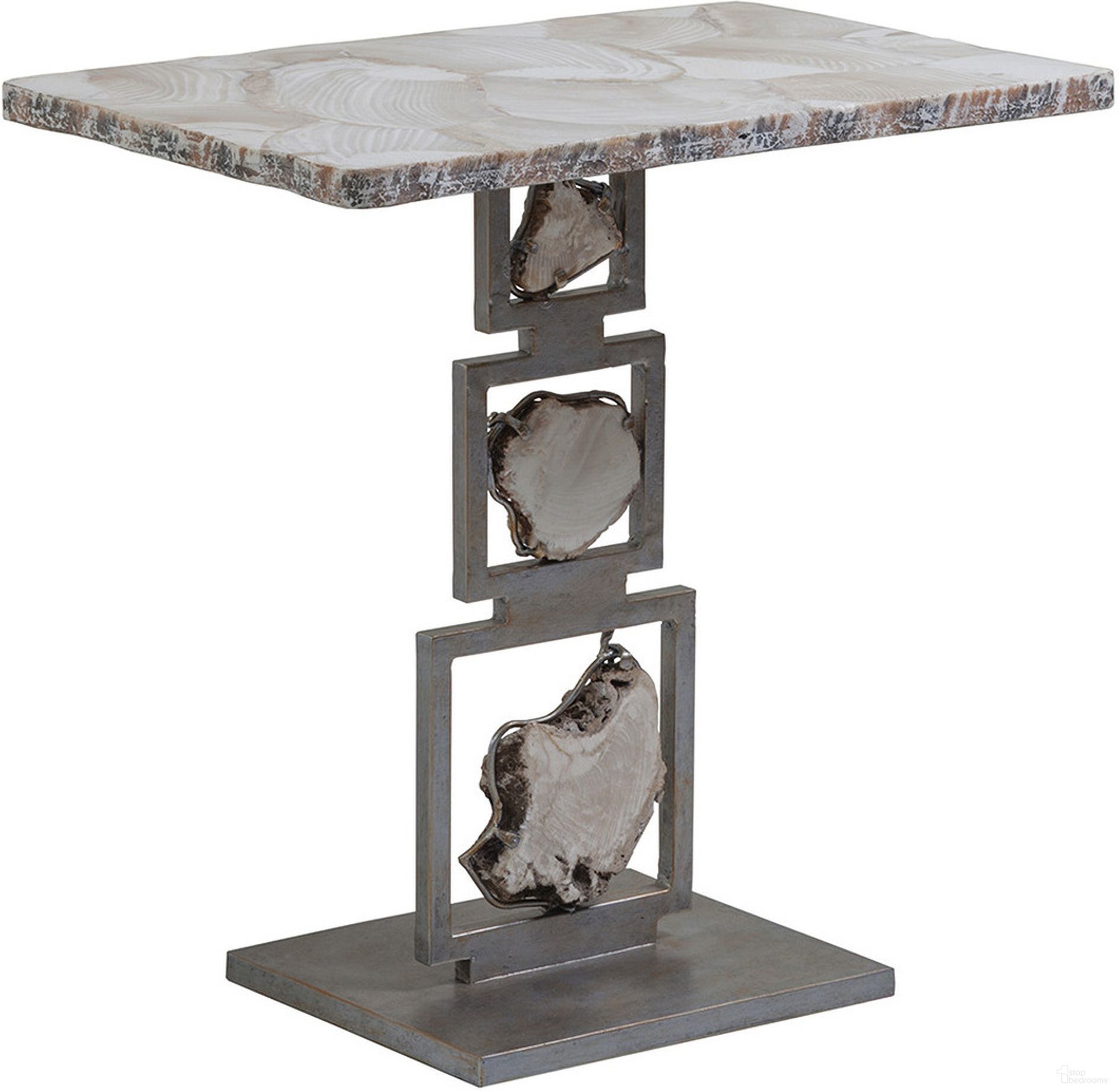 The appearance of Signature Designs Frick Spot Table In Natural designed by Artistica Home in the transitional interior design. This natural piece of furniture was selected by 1StopBedrooms from Signature Designs Collection to add a touch of cosiness and style into your home. Sku: 2030-955. Material: Metal.